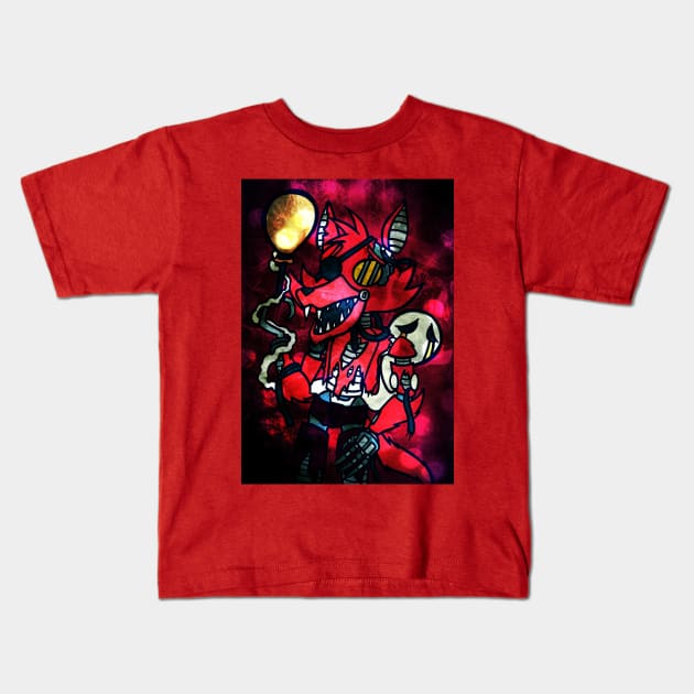 FNAF - Foxy Was My Favourite Kids T-Shirt by ScribbleSketchScoo